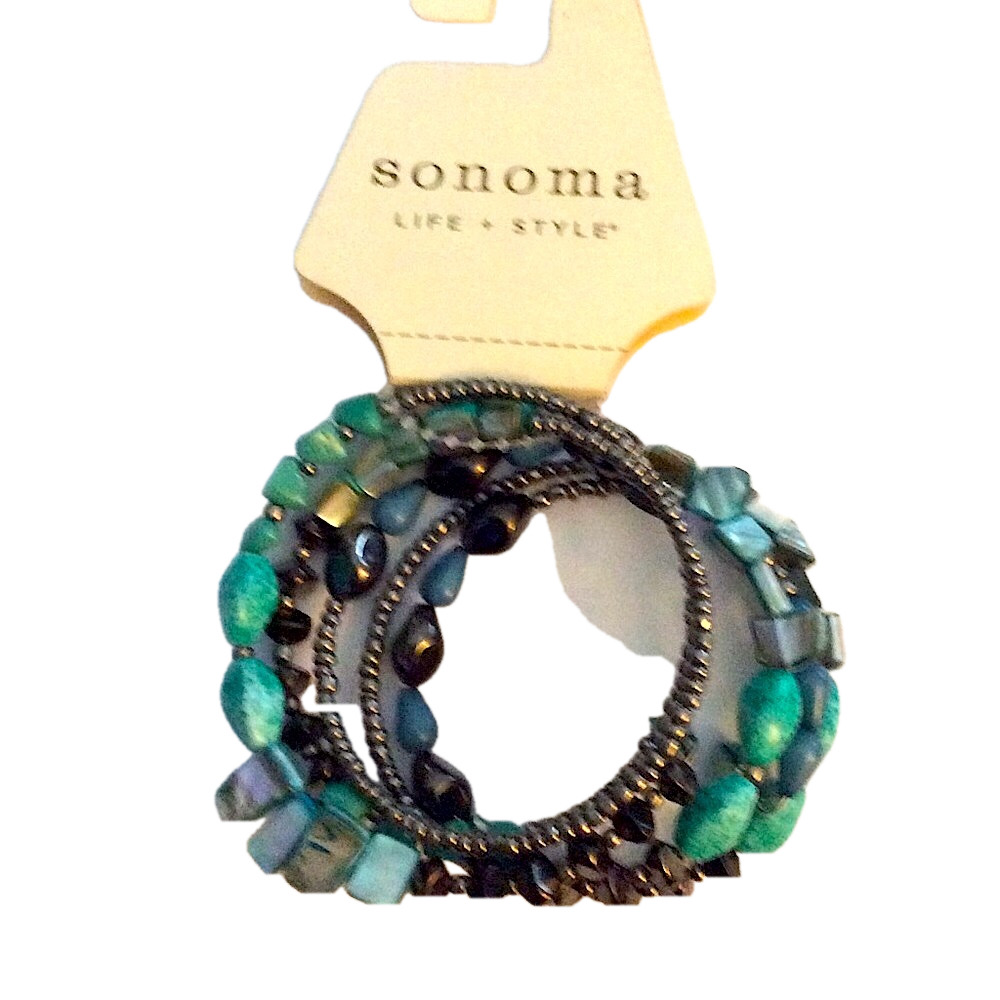 Sonoma Multi Stranded Beaded Bracelet Turquoise